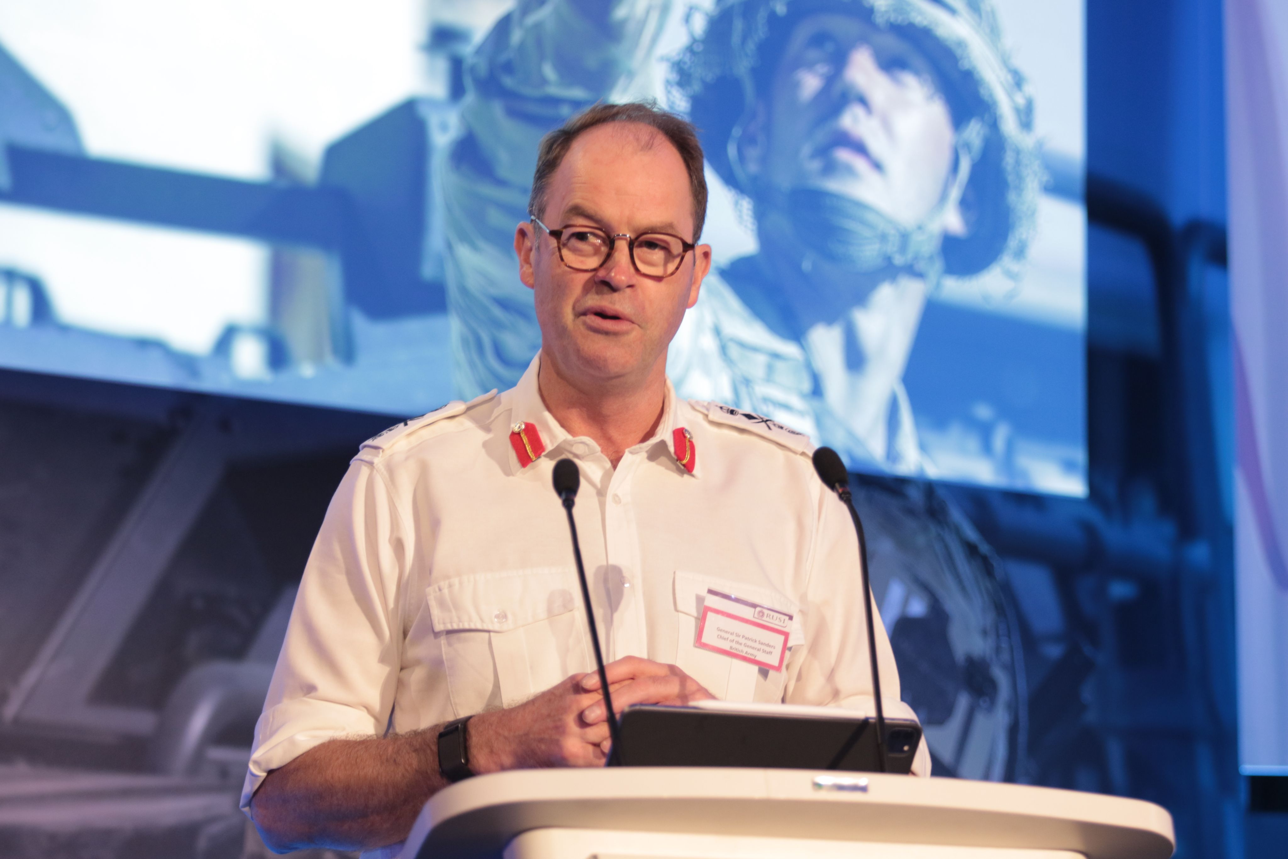 General Sir Patrick Sanders, Chief of the General Staff, at RUSI Land Warfare Conference 2023